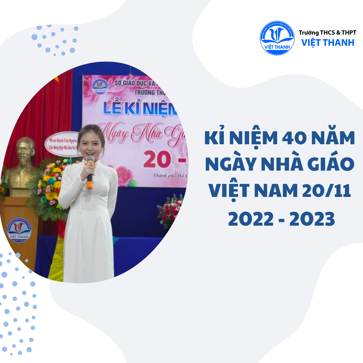Kỉ niệm 40 năm ngày Nhà Giáo Việt Nam 20/11 2022 - 2023