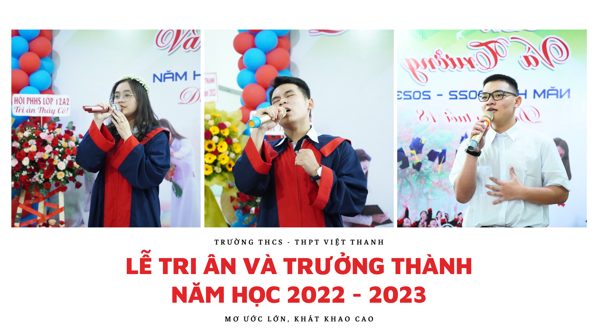 LỄ TRƯỞNG THÀNH KHỐI 12 NĂM HỌC 2022 - 2023