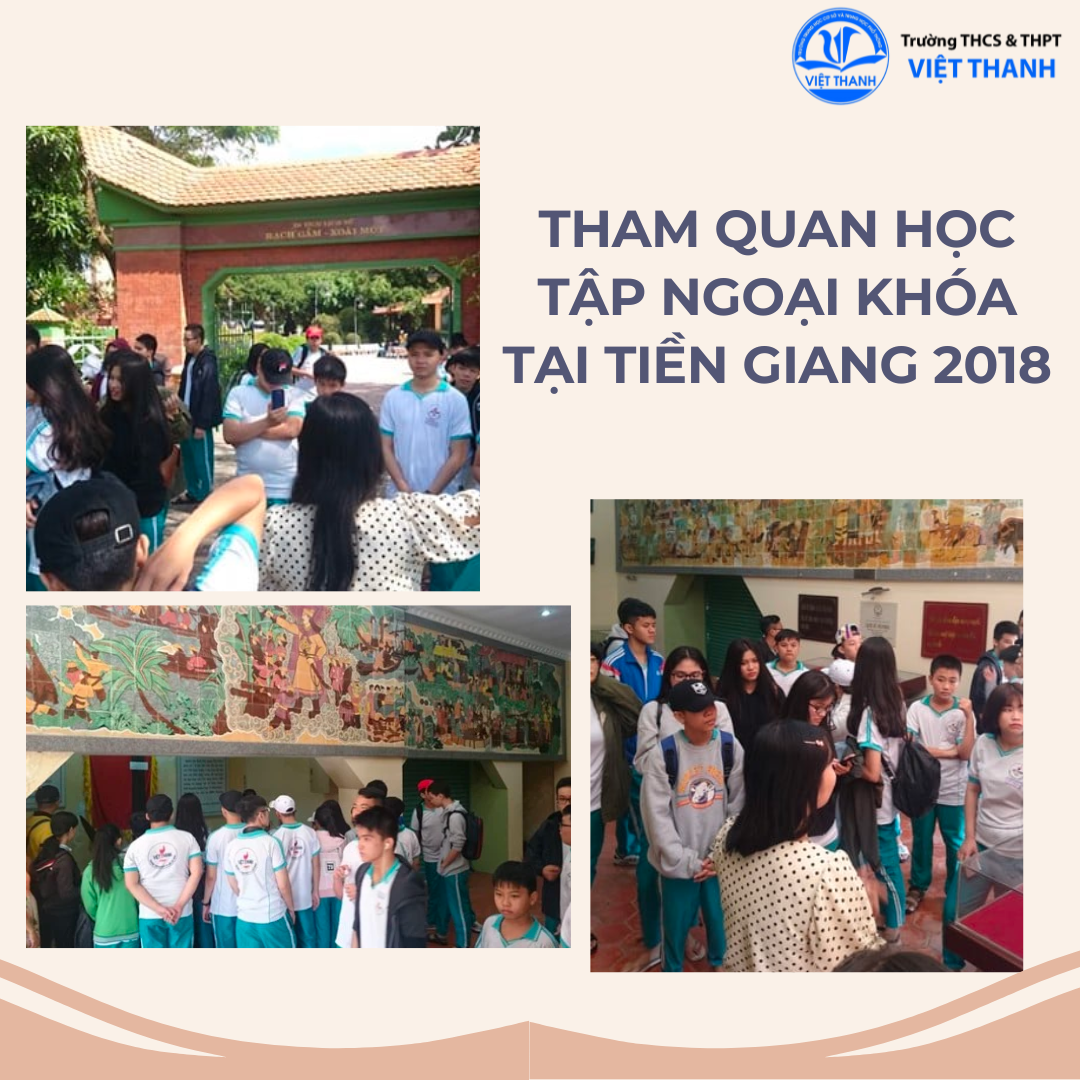 Tham quan học tập ngoại khóa tại Tiền Giang 2018
