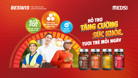 BESWIS – Viên uống vitamin & khoáng chất hỗ trợ bồi bổ và tăng cường sức khỏe toàn diện cho cả gia đình