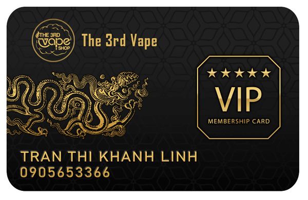 Chính sách thẻ thành viên tại The3rdvape store