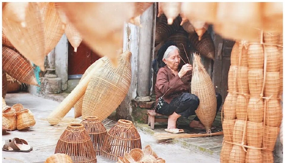 Làng Thủ Sỹ - Làng nghề đan đó 200 năm tuổi tại Hưng Yên