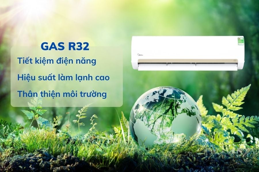Điều hòa Midea 1 chiều 12000 BTU MSCE-13CRFN8