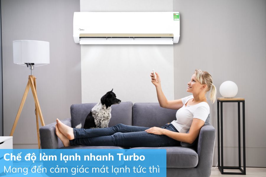 Điều hòa Midea 1 chiều 12000 BTU MSAFII-13CRN8