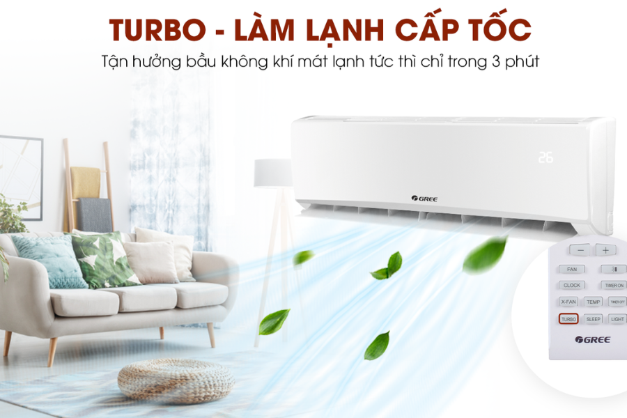Các chế độ làm lạnh nhanh trên điều hòa