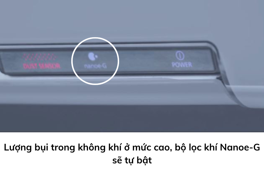 Cảm biến bụi Dust sensor trên điều hòa Panasonic