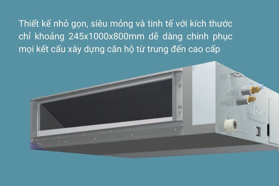 Dàn lạnh giấu trần nối ống gió điều hòa Multi Daikin Inverter 21.000 BTU FMA60RVMV9