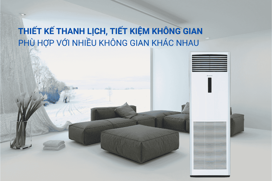 Điều hòa tủ đứng Daikin 55.000BTU 1 chiều FVRN160BXV1V/RR160DBXY1V