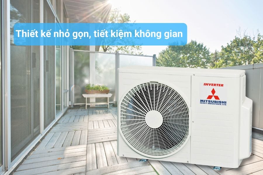 Dàn nóng điều hòa Multi Mitsubishi Heavy 34.000 BTU 2 chiều Inverter SCM100ZS-W