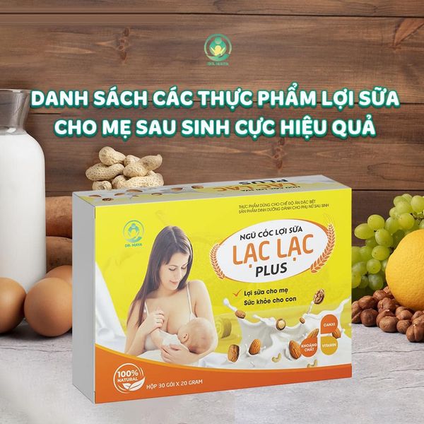 THỰC PHẨM LỢI SỮA CHO MẸ SAU SINH