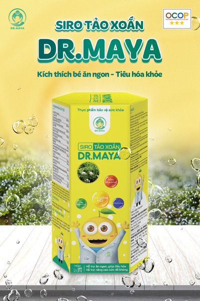 SIRO TẢO XOẮN DR.MAYA - SIÊU PHẨM CHO BÉ B.IẾNG ĂN