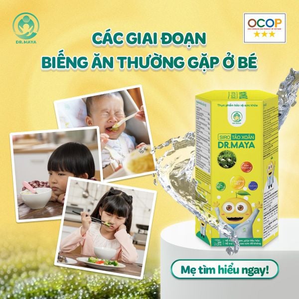 CÁC GIAI ĐOẠN BIẾNG ĂN THƯỜNG GẶP Ở TRẺ MẸ CẦN BIẾT
