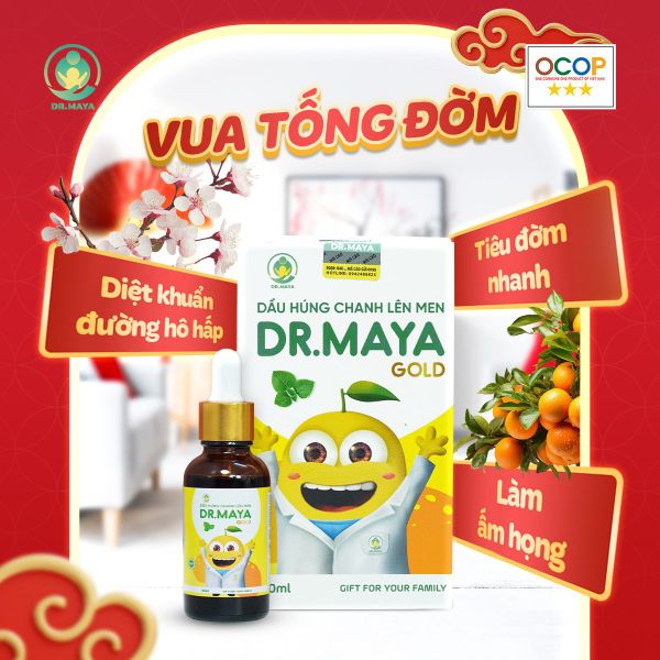 DẦU HÚNG CHANH LÊN MEN DR.MAYA - 