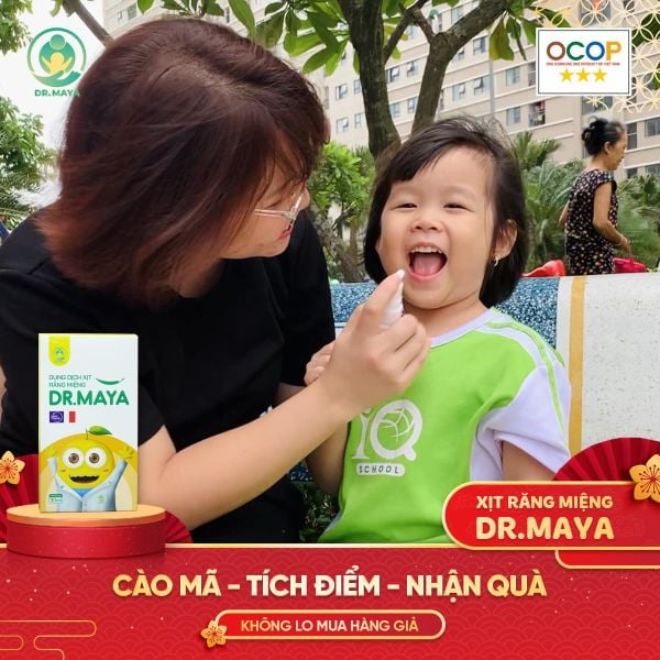 5 LÝ DO MẸ NHẤT ĐỊNH PHẢI CHỌN XỊT RĂNG MIỆNG DR.MAYA CHO BÉ