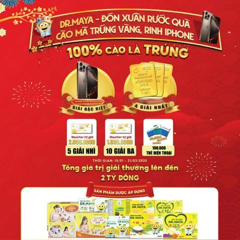 DR.MAYA - ĐÓN XUÂN RƯỚC QUÀ - CÀO MÃ TRÚNG VÀNG, RINH IPHONE