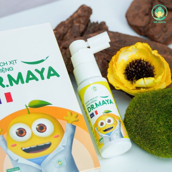XỊT RĂNG MIỆNG TRỊ LƯỠI BẢN ĐỒ DR.MAYA CHO TRẺ TỪ 0 TUỔI