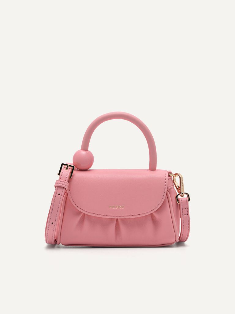 Pedro Mini Shoulder Bag - Coral Pink