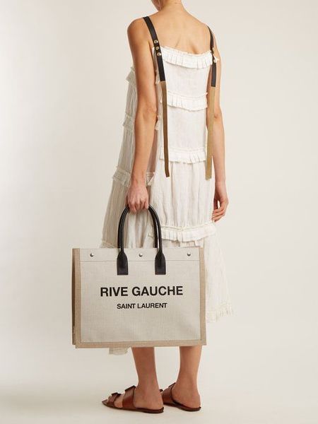Saint Laurent Rive Gauche Large Tote Bag