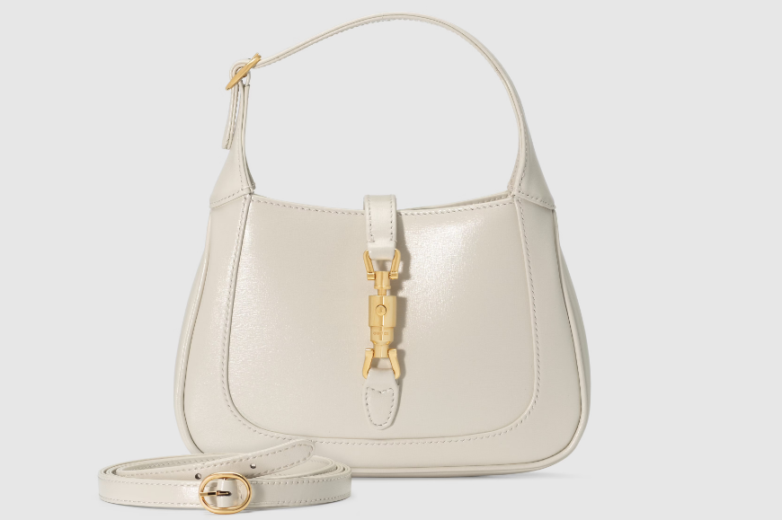 Túi Đeo Vai Gucci Jackie 1961 Mini White Leather