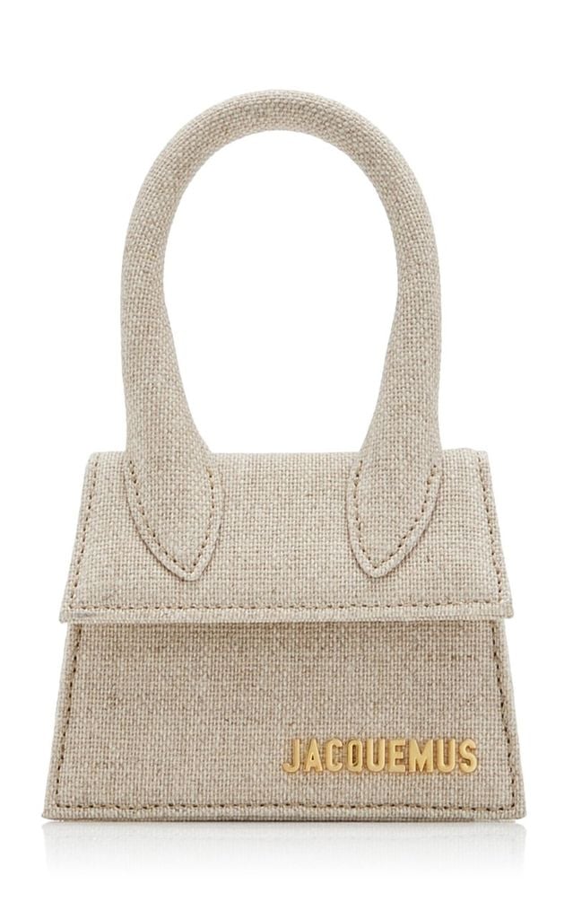 Jacquemus Le Chiquito Linen-Cotton Top Handle