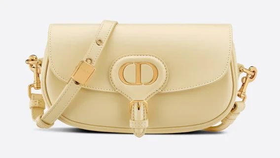 Túi Dior Bobby East-West Pale Yellow Box Calfskin