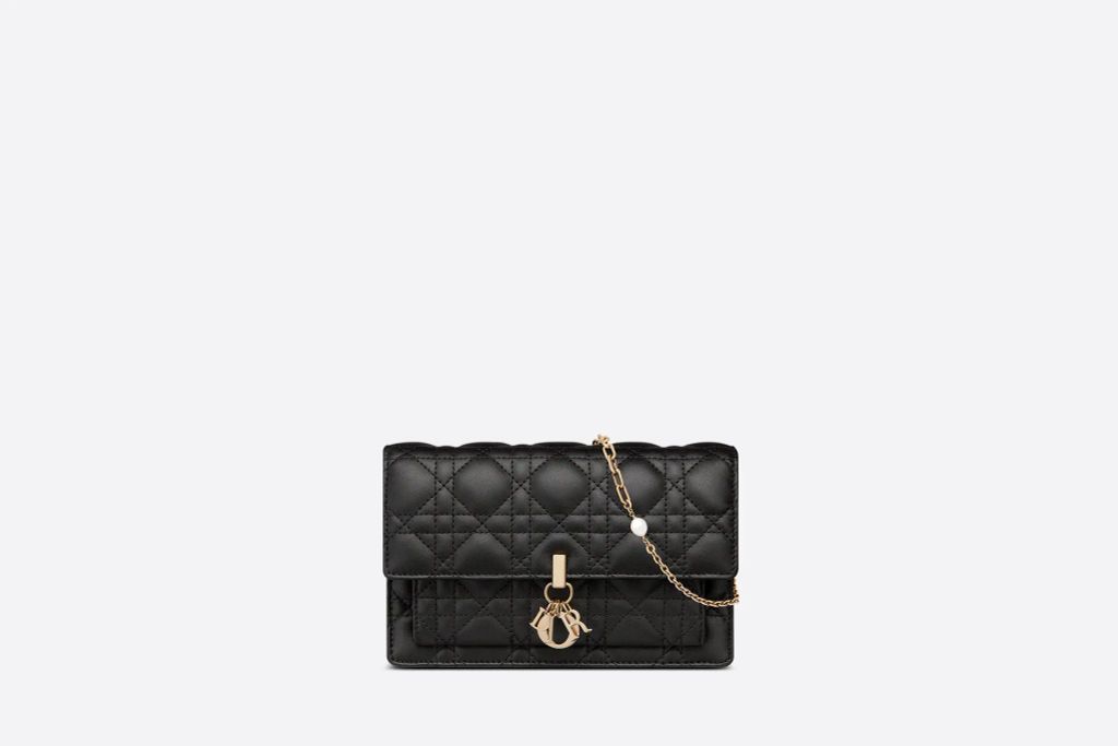 Review thiết kế Lady Dior Chain Pouch