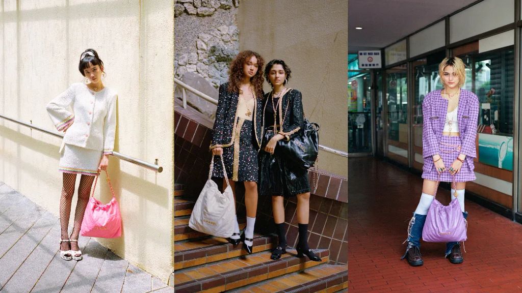 Gen Z sành điệu phối đồ với túi Chanel 22