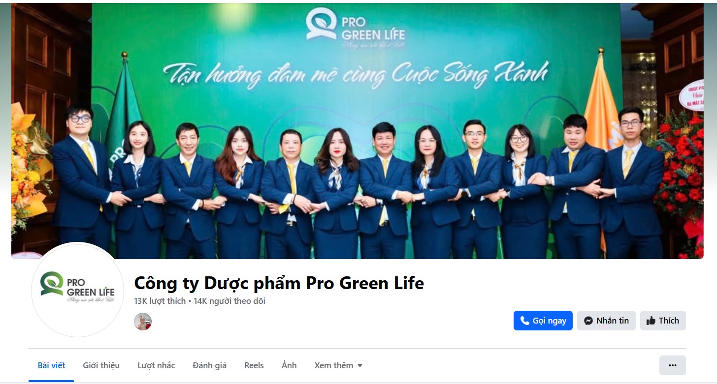 THÔNG BÁO THAY ĐỔI TÊN FANPAGE CHÍNH THỨC – CÔNG TY DƯỢC PHẨM PRO GREEN LIFE