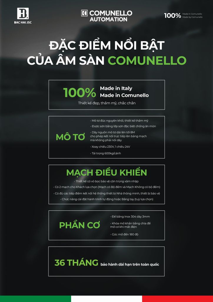 COMUNELLO - SỰ LỰA CHỌN HOÀN HẢO CHO CÔNG TRÌNH CỦA BẠN