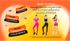 DÁNG XINH - RINH VOUCHER MIỄN PHÍ 21 NGÀY TẬP LUYÊN TẠI CALIFORNIA