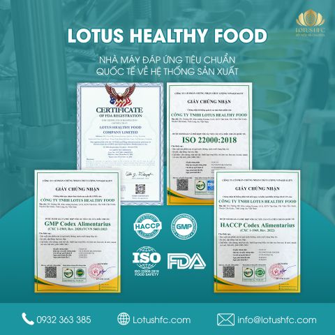 HỆ THỐNG QUẢN LÝ CHẤT LƯỢNG LOTUS HEALTHY FOOD