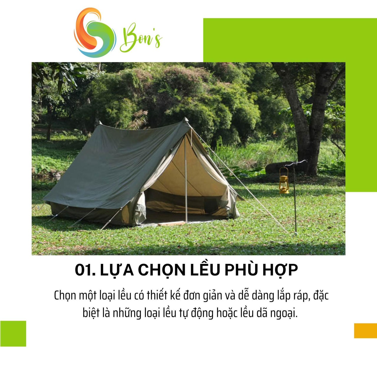 Cách dựng lều nhanh chóng và tiện lợi