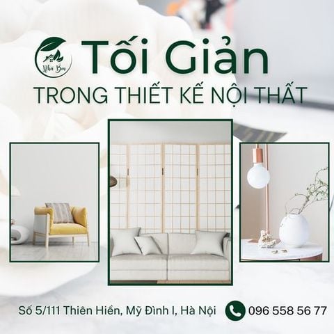 Trang trí nhà đẹp theo phong cách Minimalism (tối giản)