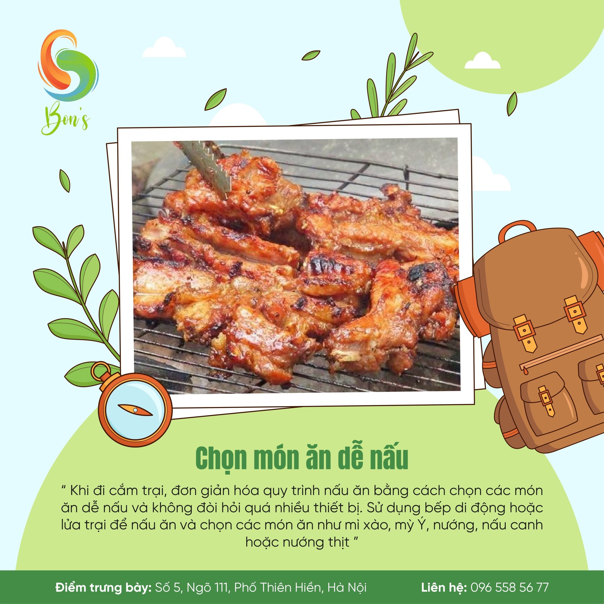 Cách tạo bữa ăn ngon miệng và bổ dưỡng trong chuyến đi cắm trại