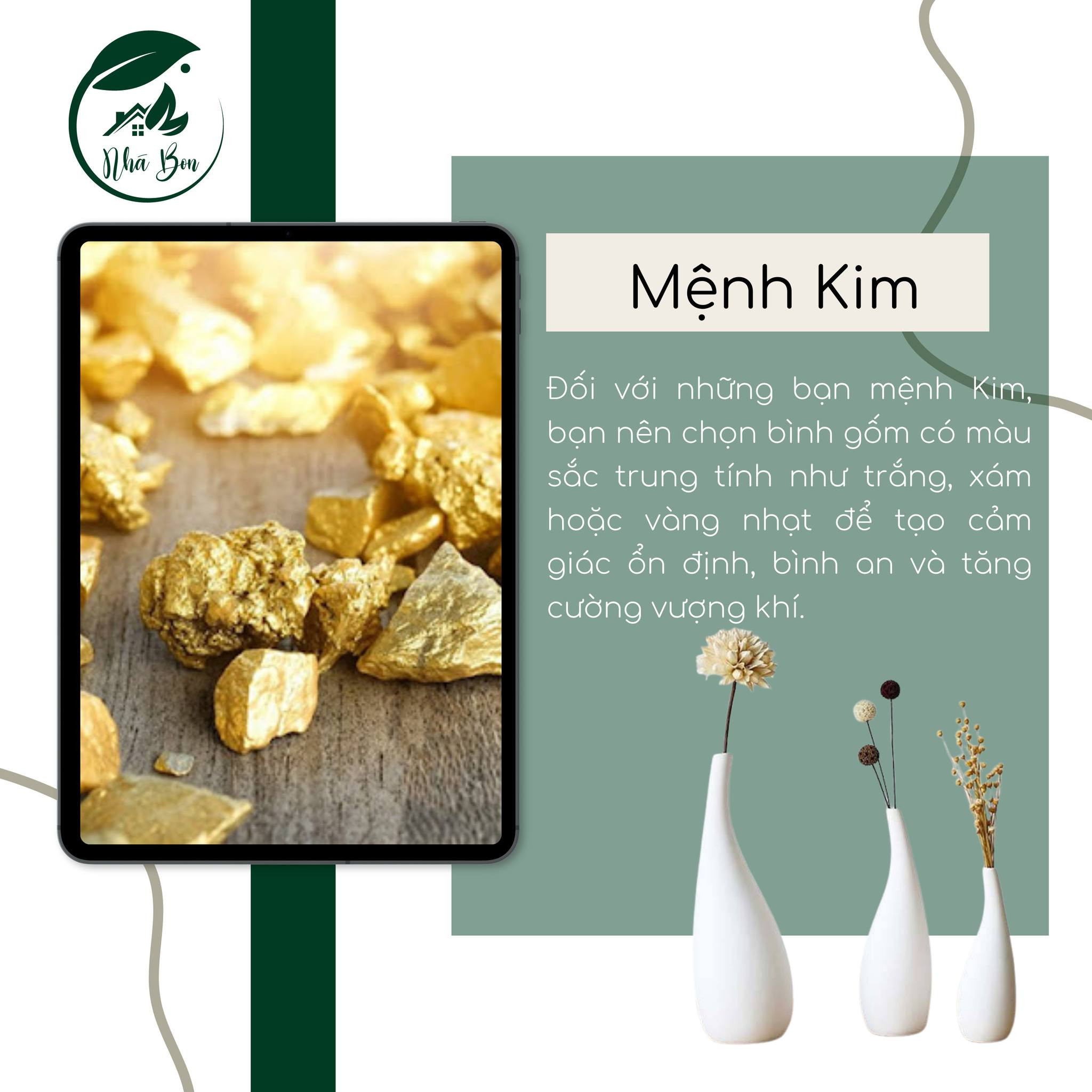 Cách chọn bình gốm trang trí phòng khách hợp phong thủy