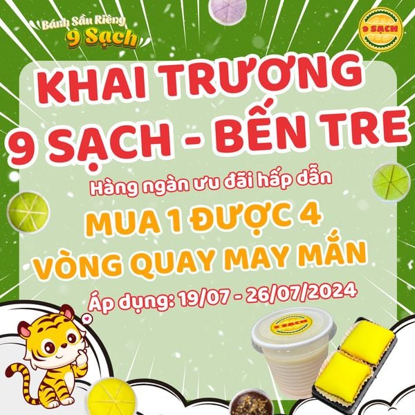 [Chi nhánh 27] Bánh Sầu Riêng 9 Sạch: Khai Trương Chi Nhánh Bến Tre