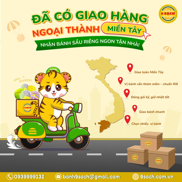 9 SẠCH GIAO HÀNG TẬN NHÀ TOÀN KHU VỰC MIỀN TÂY – TIỆN LỢI, NGON CHUẨN VỊ