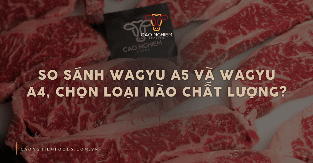 So sánh Wagyu A5 và Wagyu A4, chọn loại nào chất lượng?