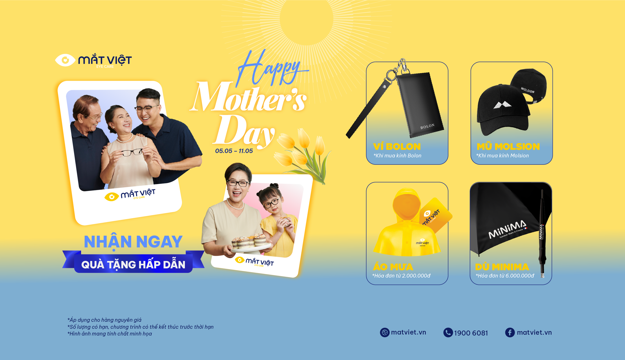 QUÀ TẶNG NGẬP TRÀN NHÂN NGÀY CỦA MẸ