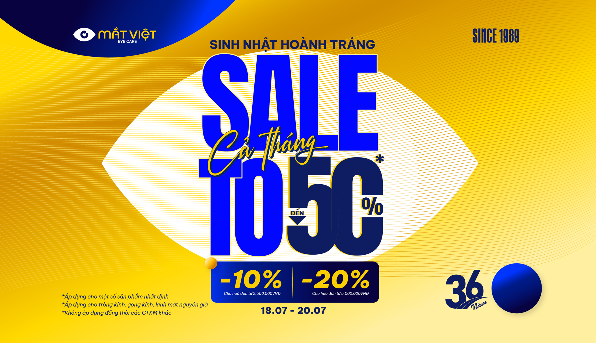 Sinh nhật hoành tráng - Ưu đãi từng bậc cực khủng