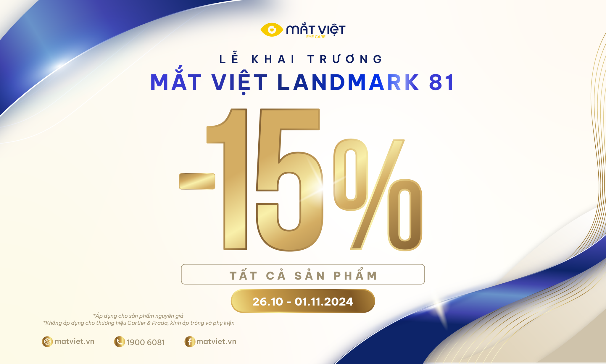 Tưng bừng khai trương Mắt Việt Landmark 81 với nhiều ưu đãi hấp dẫn