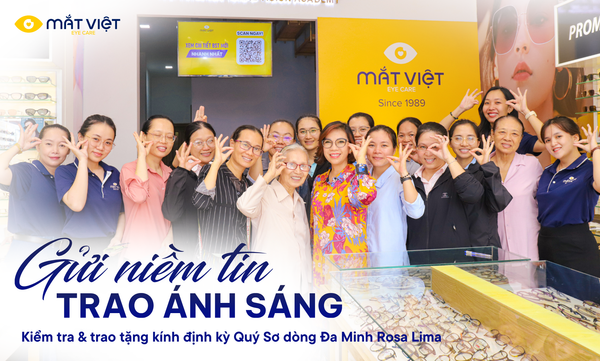 Kiểm tra & trao tặng kính định kỳ Quý Sơ dòng Đa Minh Rosa Lima