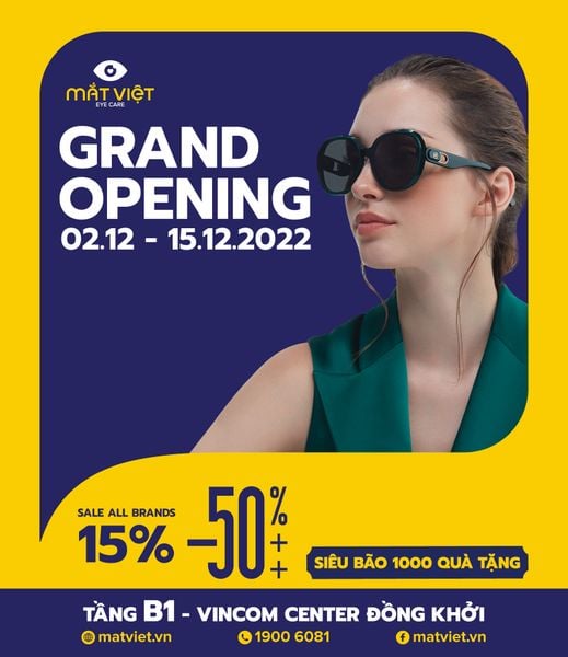 Mắt Việt Khai Trương Cửa Hàng Thứ 30 Tại Vincom Center Đồng Khởi