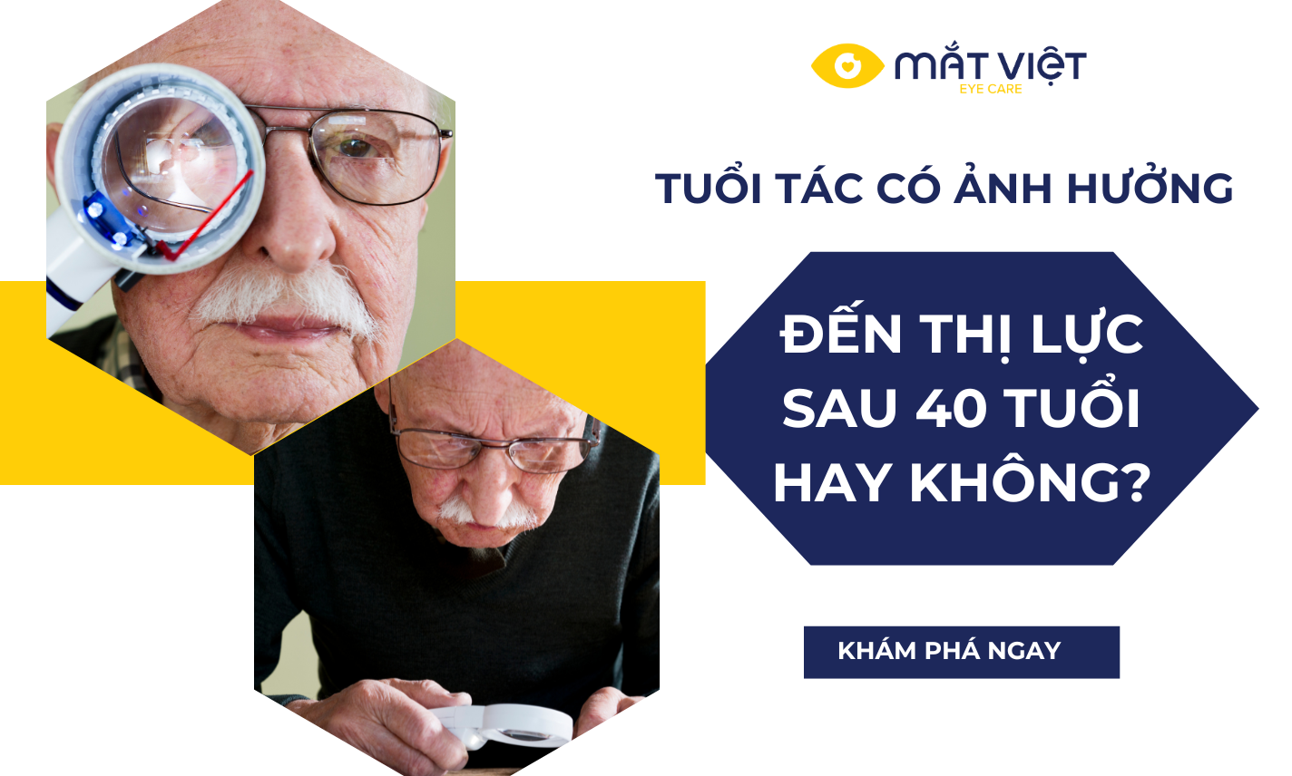 Tuổi tác có ảnh hưởng tới thị lực sau 40 tuổi không?
