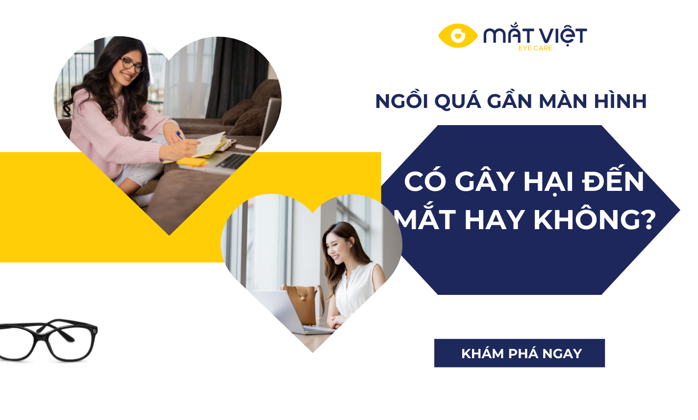Ngồi quá gần màn hình có gây hại cho mắt không?
