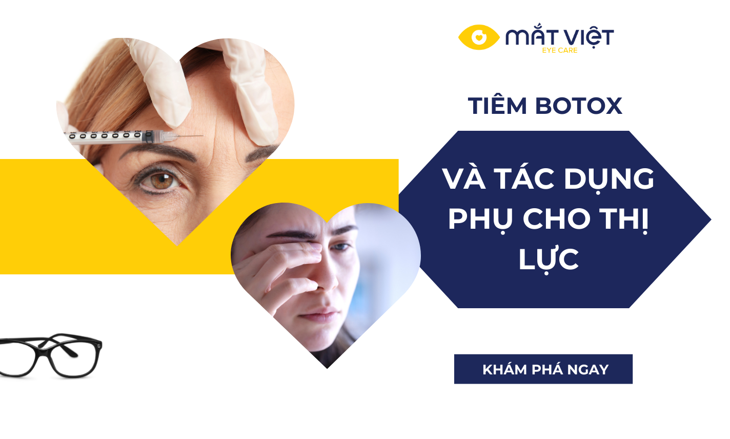 Tiêm Botox và tác dụng phụ cho thị lực