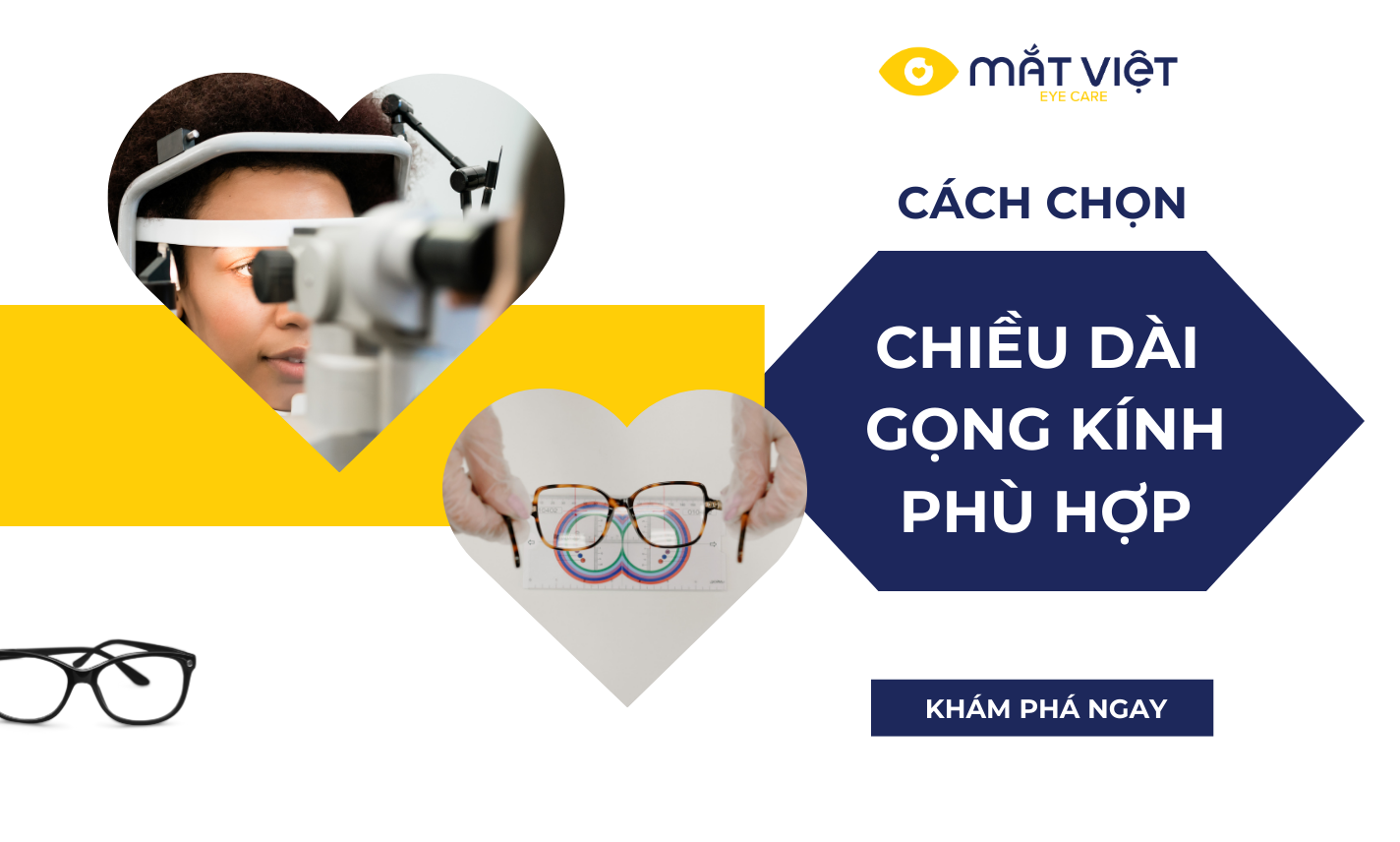 Cách chọn chiều dài gọng kính phù hợp