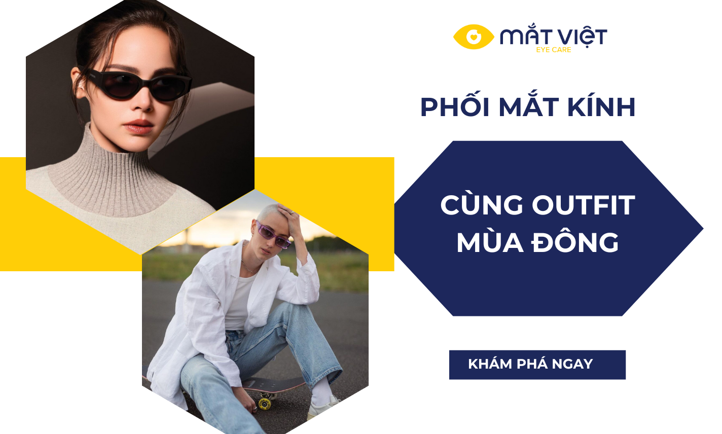 Cách kết hợp kính mắt với Outfit mùa Đông thật phong cách