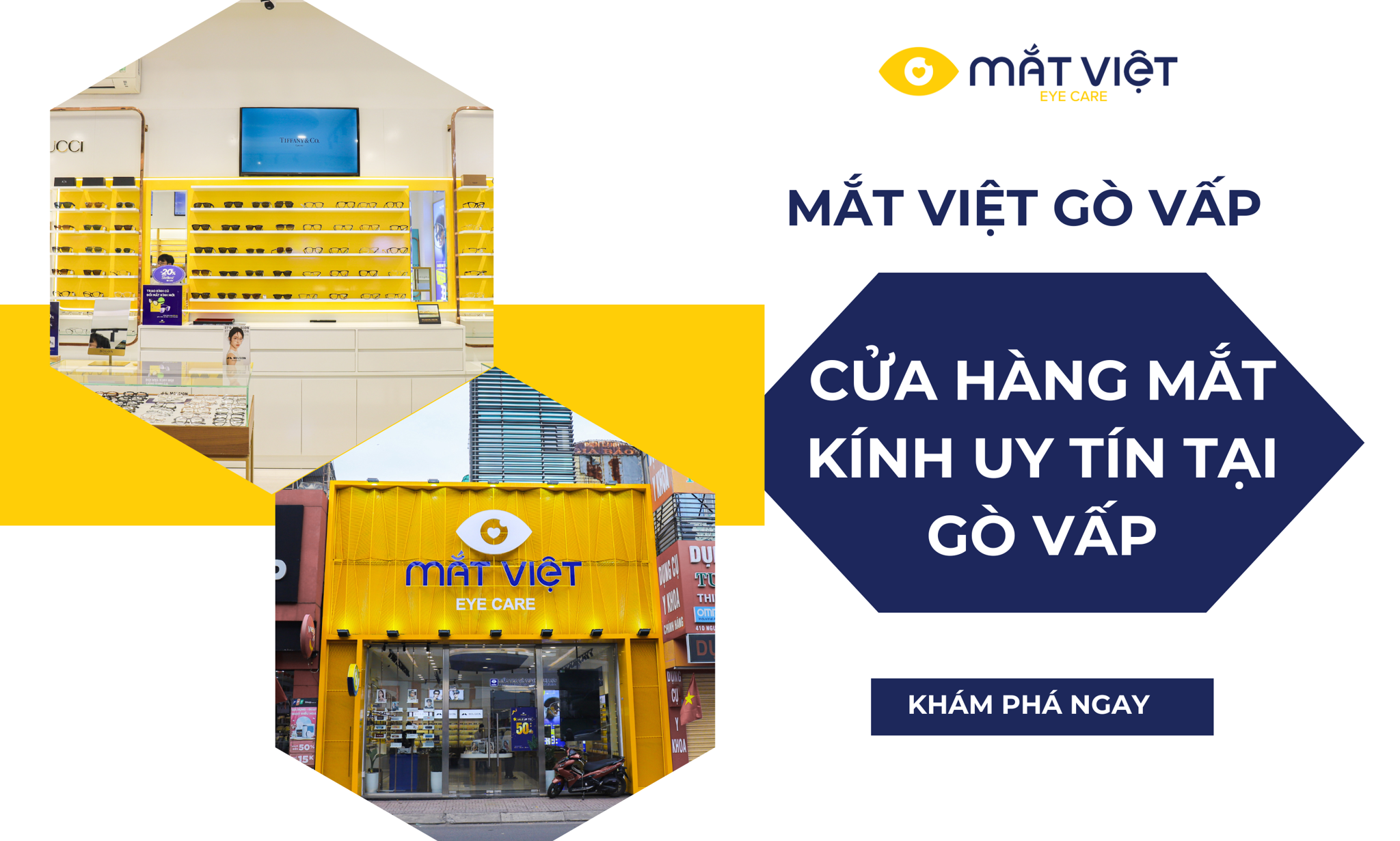 Cửa hàng mắt kính Gò Vấp - Hàng hiệu chính hãng, uy tín, chất lượng