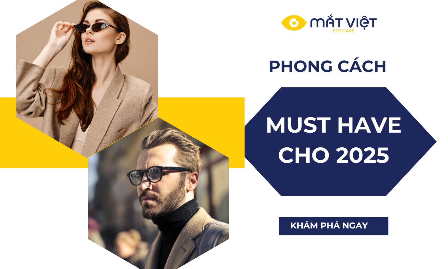 Xu hướng kính mắt 2025: Phong cách “must-have” đáng đầu tư